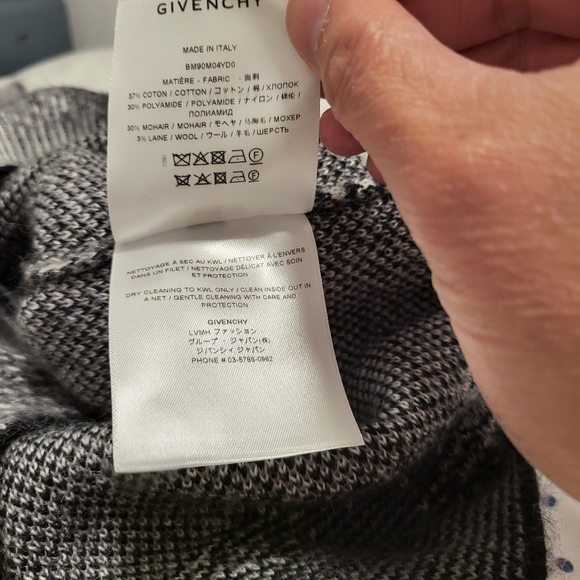 GIVENCHY 4G Checked Mohair Sweater - Picture 8 of 8
